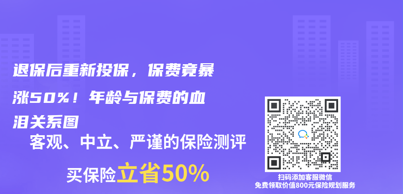 退保後重新投保，保費竟暴漲50%！年齡與(yu) 保費的血淚關(guan) 係圖插圖