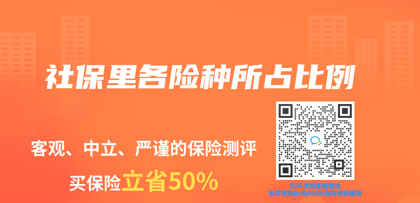 社保裏各險種所占比例插圖