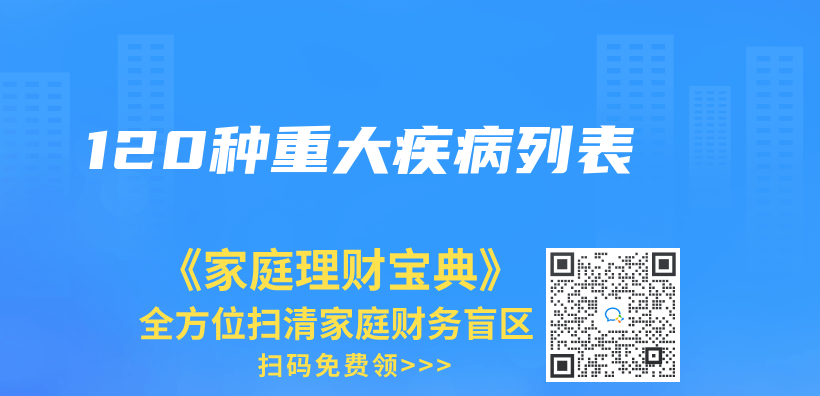 120種重大疾病列表插圖
