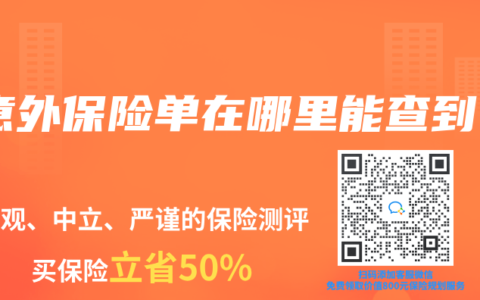 意外保險單在哪裏能查到