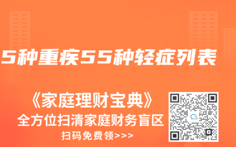105種重疾55種輕症列表