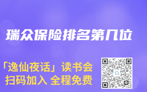 瑞眾保險排名第幾位