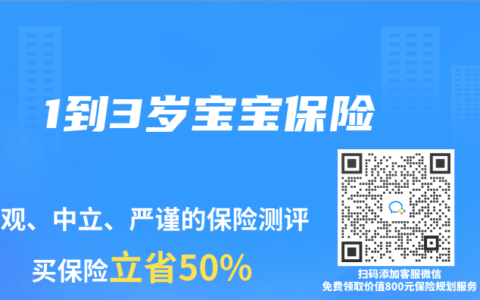 1到3歲寶寶保險
