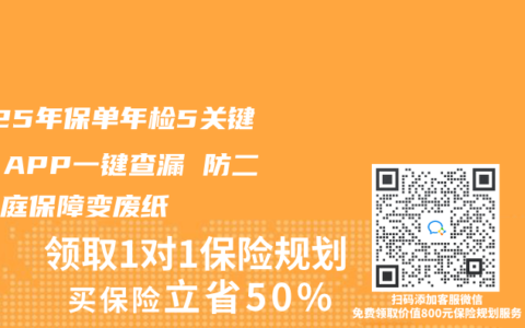 2025年保單年檢5關鍵點！APP一鍵查漏 防二胎家庭保障變廢紙