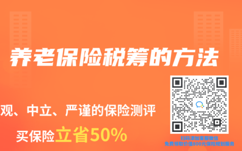 養老保險稅籌的方法