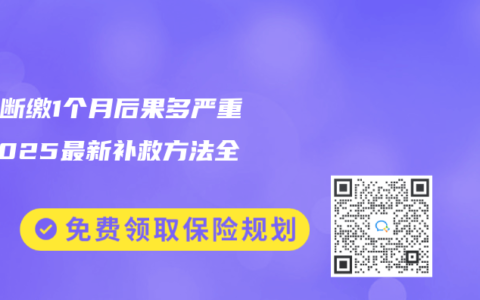 社保斷繳1個月後果多嚴重？2025最新補救方法全攻略