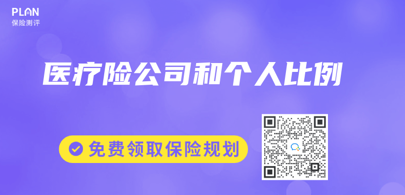 醫療險公司和個(ge) 人比例插圖
