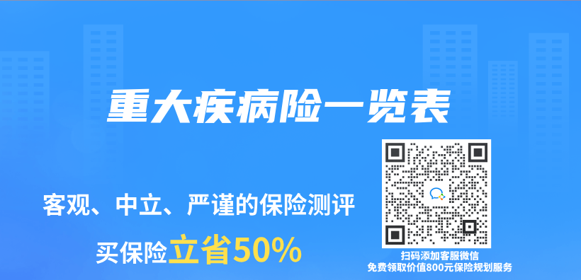 重大疾病險一覽表插圖