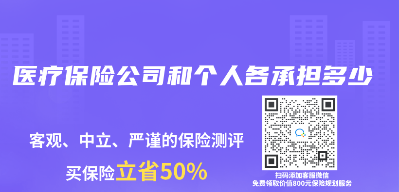醫療保險公司和個(ge) 人各承擔多少插圖