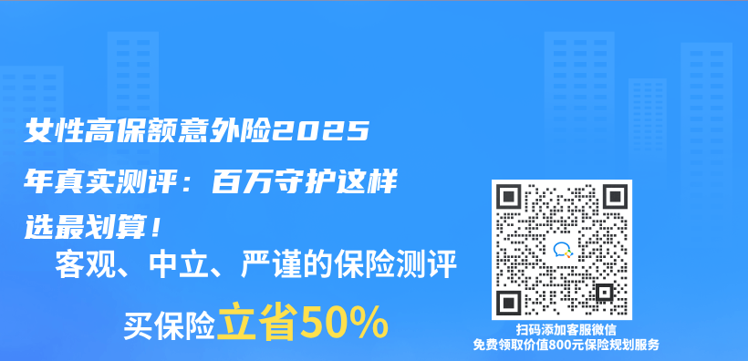 女性高保額意外險2025年真實測評：百萬(wan) 守護這樣選最劃算！插圖