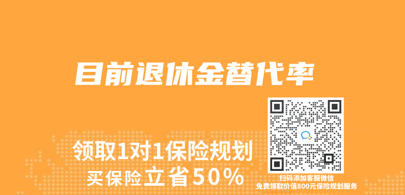 目前退休金替代率插圖