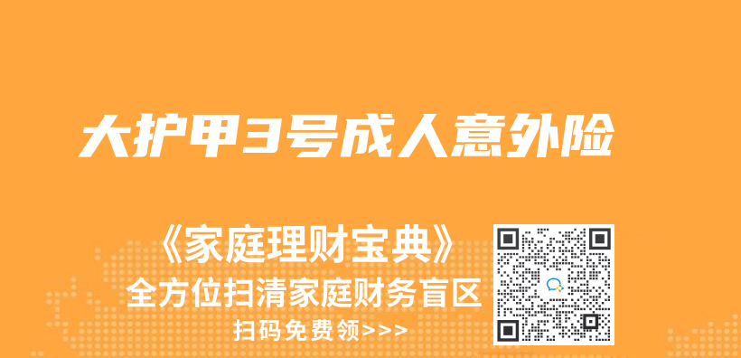 大護甲3號成人意外險插圖